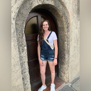 Women's Denim "Shortalls" Overalls shorts